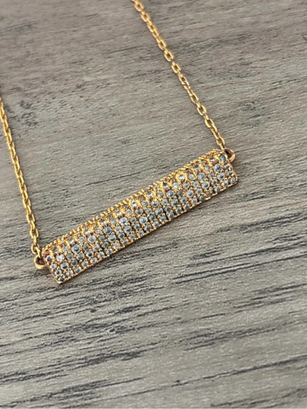 Henri Bendel necklace (missing one stone)